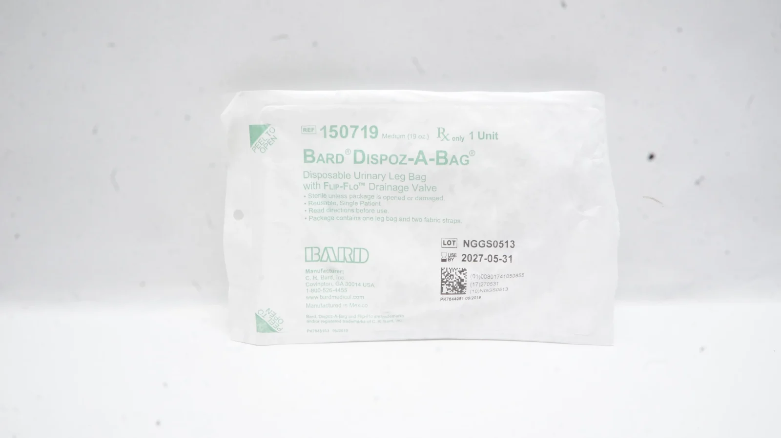Bard dispoz-a-bag cap replacement
