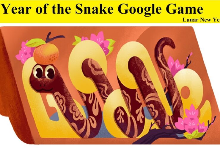 Year of the snake 2025 google game