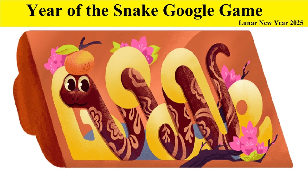 Year of the snake 2025 google game